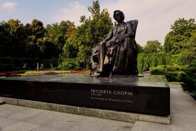 Denkmal für Fryderyk Chopin in Breslau (heute Wrocław)