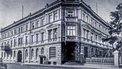 Bank Słowiański w budynku Domu Polskiego, ok. 1937 r.