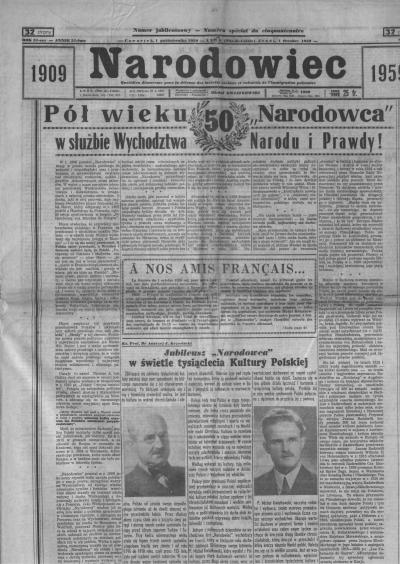 Narodowiec 1972-1959 - Narodowiec 1972-1959, darunter die Jubiläumsausgabe "Narodowiec-50 Jahre" (Seite 89) 