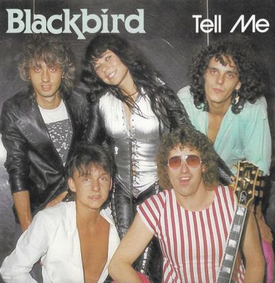 Platten-Cover „Tell me“ von Karin Stanek und der Band Blackbird - Platten-Cover „Tell me“ von Karin Stanek und der Band Blackbird, Westdeutschland, 1982