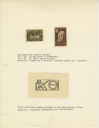Seite "10/2" (ohne Paginierung in der Mappe) - Franciszek Herzog, „Religion: The Bulwark of POW´s. Religious Artwork in Woldenberg; the polish POW´s Camp in Germany 1940–1945” 