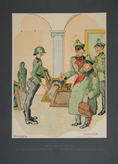 Abb. 10/11: Die Eroberer - aus der Folge Hitleriada macabra, 1946.