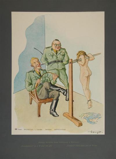 Abb. 10/8: Untersuchungen - aus der Folge Hitleriada macabra, 1946.