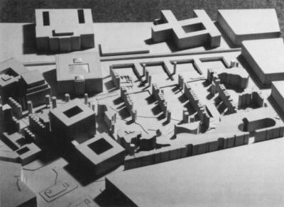 ill. 12b: Prince Albrecht Palace competition, 1984 - Design for a future memorial site in Berlin.