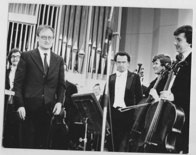 Antoni Wit, 1984 - The composer and conductor Antoni Wit, who conducted the Polish premiere of the VI. Symphony “Polska”. 