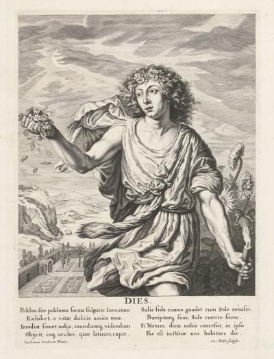 Zdj. nr 13: Alegoria dnia, 1645 - Alegoria dnia, 1645. Według obrazu Joachima von Sandrarta, Rijksmuseum w Amsterdamie.