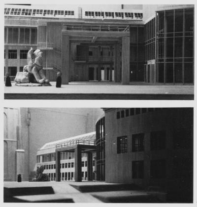 ill. 14: Römerberg sculpture project, 1983 - Competition for a large sculpture on the new Römerberg in Frankfurt.