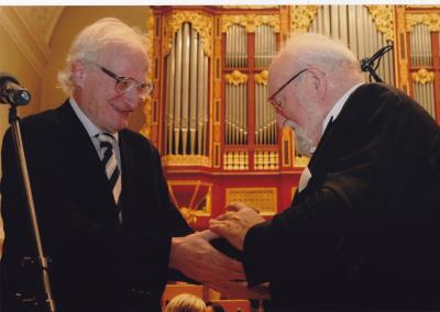 The first diploma student - In 1965 Krzysztof Meyer was the first diploma student of Krzysztof Penderecki.