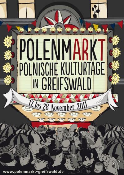 Plakat des „polenmARkT“-Festivals 2011.  - Plakat des „polenmARkT“-Festivals 2011.  