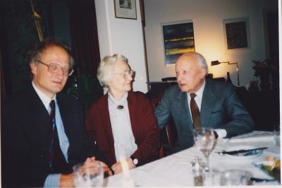 Krzysztof Meyer, 1992 - Danuta and Witold Lutosławski with Krzysztof Meyer in Bergisch Gladbach, near Cologne, autumn 1992. 