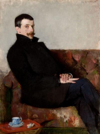 Ill. 18: Portrait of Paul Nauen, 1893  - Portrait of Paul Nauen, 1893. Oil on canvas, 121 x 91 cm
