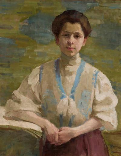 Zdj. nr 19: Autoportret, 1893 - Autoportret, 1893, olej na płótnie, 70 x 57 cm