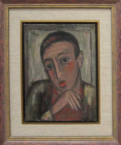  Zdj. nr 21: Robert Giraud, 1946 - Portret Roberta Girauda, 1946, olej na płótnie 
