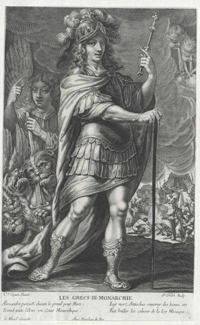 Abb. 24: Die Griechen, 1645 - Die Griechen, 1645. Nach einem Entwurf von Claude Vignon, Österreichische Nationalbibliothek, Wien.