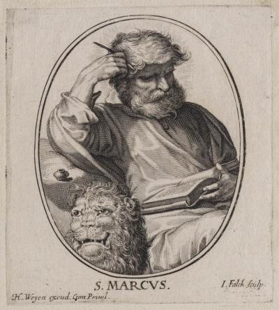 Abb. 29b: Markus, um 1645 - Markus, um 1645. Nach Pieter van Mol, Teylers Museum, Haarlem.