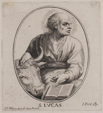 Ill. 29c: Luke, ca. 1645 - Based on a work by Pieter van Mol, Teylers Museum, Haarlem.