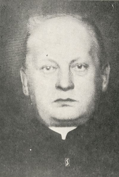 Priest Bolesław Domański - Chairman of the Union of Poles in Germany 1933-1939