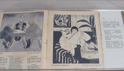  Zdj. nr 4: Wysportowany przyjaciel domu, 1927 - Czasopismo Ulk z karykaturą Kirszenbauma 