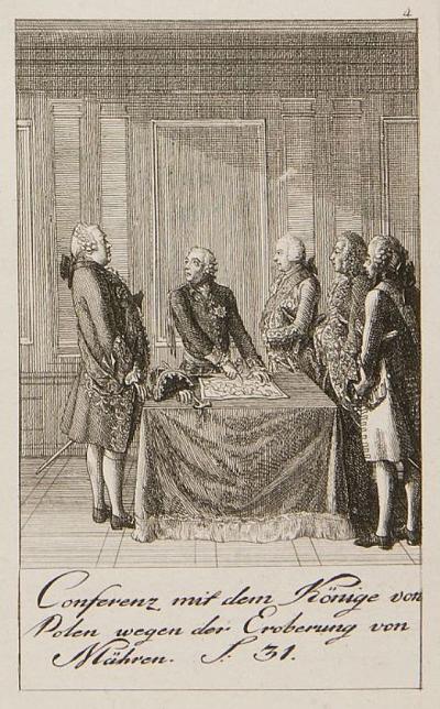 Abb. 47: Eine Konferenz - aus: Zwölf Blätter zur Brandenburgischen Geschichte, 1794