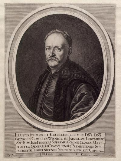 Zdj. nr 58: Jerzy Sebastian Lubomirski, 1653 - Jerzy Sebastian Lubomirski, 1653. Według obrazu Daniela Schultza, Biblioteka Narodowa w Warszawie.