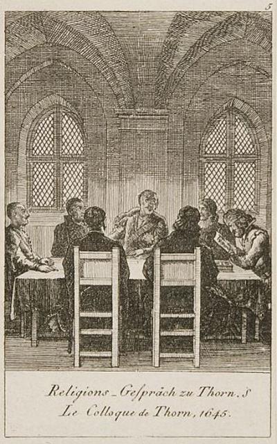 Ill. 58: A Religious Debate - from: Six Prints on the History of Poland (Conclusion), 1796