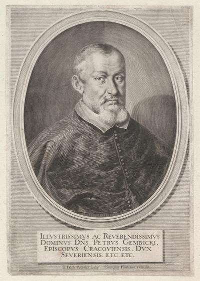 Zdj. nr 61: Piotr Gembicki, 1650/55 - Piotr Gembicki, 1650/55. Według nieznanego oryginału, Biblioteka Narodowa w Warszawie.