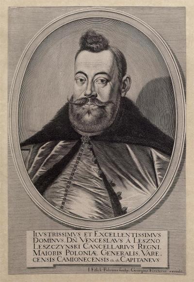 Zdj. nr 64: Wacław Leszczyński, 1650/55 - Wacław Leszczyński, 1650/55. Według nieznanego oryginału, Biblioteka Narodowa w Warszawie.