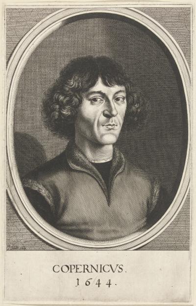 Ill. 6: Nicolaus Copernicus, 1644 - Based on an unknown painting, Rijksmuseum Amsterdam.