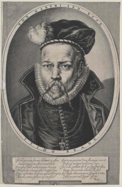 Zdj. nr 7: Tycho Brahe, 1644 - Tycho Brahe, 1644. Według nieznanego oryginału, Österreichische Nationalbibliothek w Wiedniu.