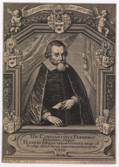 Zdj. nr 83: Konstantyn Ferber, 1658/63 - Konstantyn Ferber, 1658/63. Według obrazu Adolfa Boya, Biblioteka Narodowa w Warszawie.