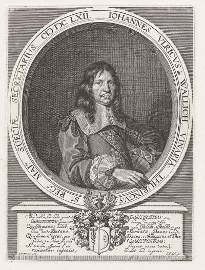 Zdj. nr 85: Johann Ulrich von Wallich, 1662 - Johann Ulrich von Wallich, 1662. Według obrazu Gerda Dittmersa, Rijksmuseum w Amsterdamie.