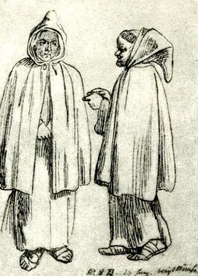 Ill. 8: Monks - from: Journey from Berlin to Danzig, 1773
