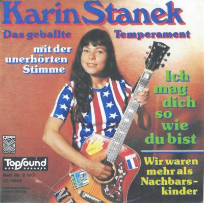 Karin Stanek’s song “Ich mag dich so wie du bist” (“I like you just as you are”) in the German charts - Karin Stanek’s song “Ich mag dich so wie du bist” (“I like you just as you are”) in the German charts, 1979