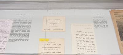  Zdj. nr 9: Dokumenty, 1945-1946 - Korespondencja i zaproszenia na wystawy, Paryż i Bruksela, 1945-1946 