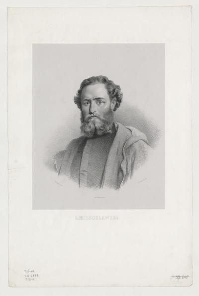 Porträt von Ludwik Mierosławski (undatiert) - Eugène Charpentier: Ein Porträt von Ludwik Mierosławski 