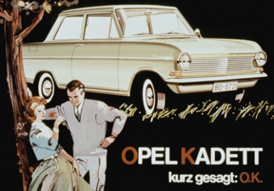Werbeanzeige der Adam Opel AG - Werbeanzeige der Adam Opel AG 