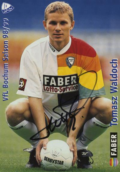 Tomasz Waldoch, VfL Bochum 1998/99 - Tomasz Waldoch, VfL Bochum 1998/99, Autogrammkarte 