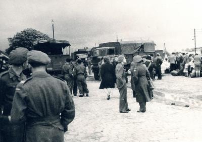 Abreise der Polen aus Maczków - Abreise der Polen aus Maczków, 1948