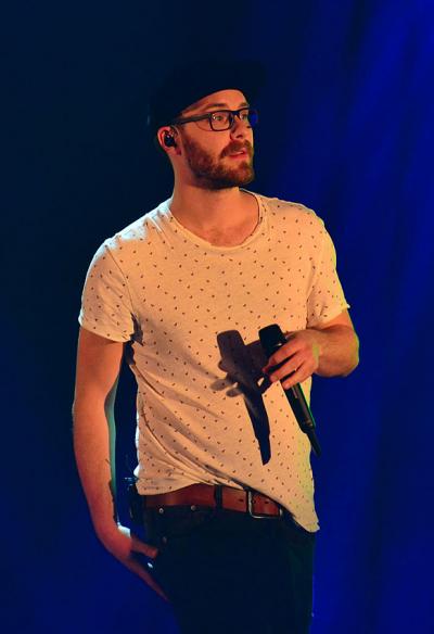 In Hamburg, 2015 - Mark Foster beim Live-Clubkonzert „Unser Song für Österreich“ in der „Großen Freiheit 36“ in Hamburg am 19. Februar 2015 