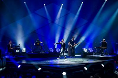 In Hannover, 2015 - Mark Forster als musikalischer Gast beim Clubkonzert „Eurovision Song Contest 2015 - Unser Song für Österreich“ in Hannover am 5. März 2015 