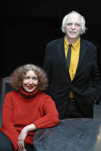 Janina Szarek i Olav Münzberg  - Janina Szarek i Olav Münzberg po spektaklu "Białe małżenstwo", 2005 r.