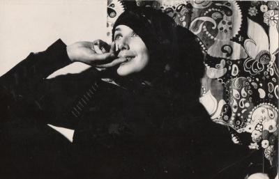 Janina Szarek in der Akademie PWST in Krakau - Janina Szarek in der Akademie PWST in Krakau, 1970er Jahre