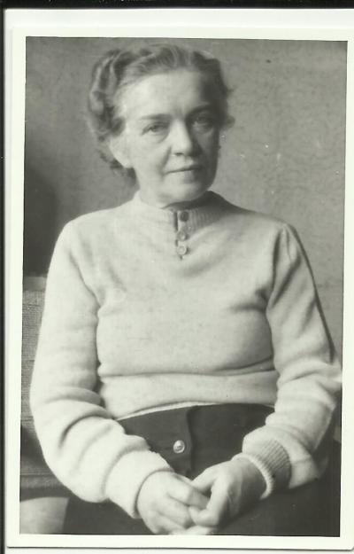 Ok. 1954 r. - Janina Kłopocka po odzyskaniu wolności.