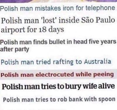 Abb. 7: "Polish man ..." - "Polish man ..." 