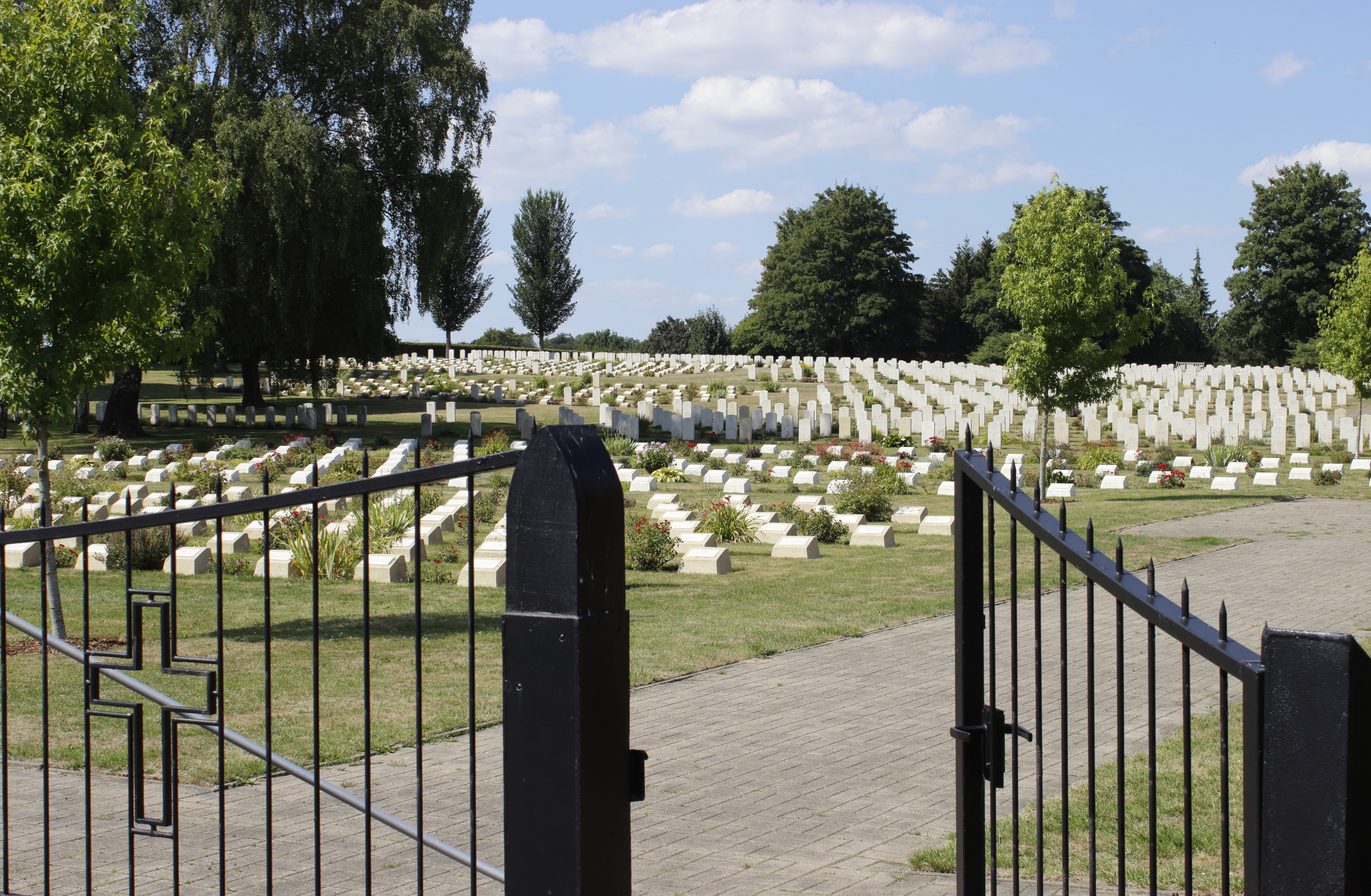 Brytyjski Cmentarz Wojenny w Hanowerze: Widok ogólny