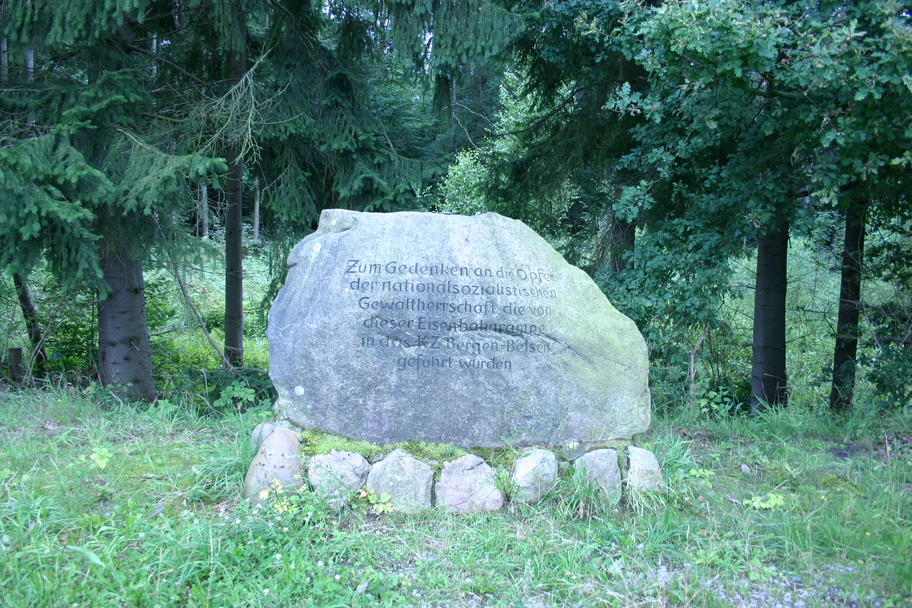 Monument at memorial site