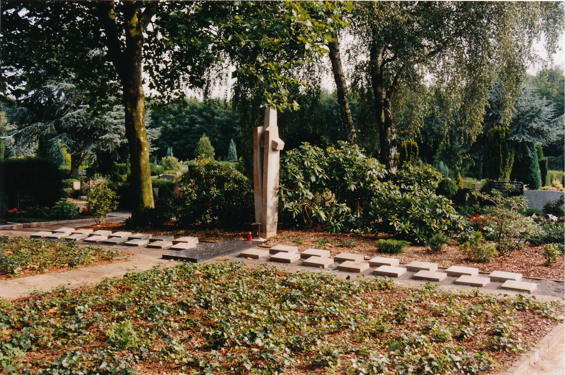 Polnisches Gräberfeld auf dem Friedhof in Meppen