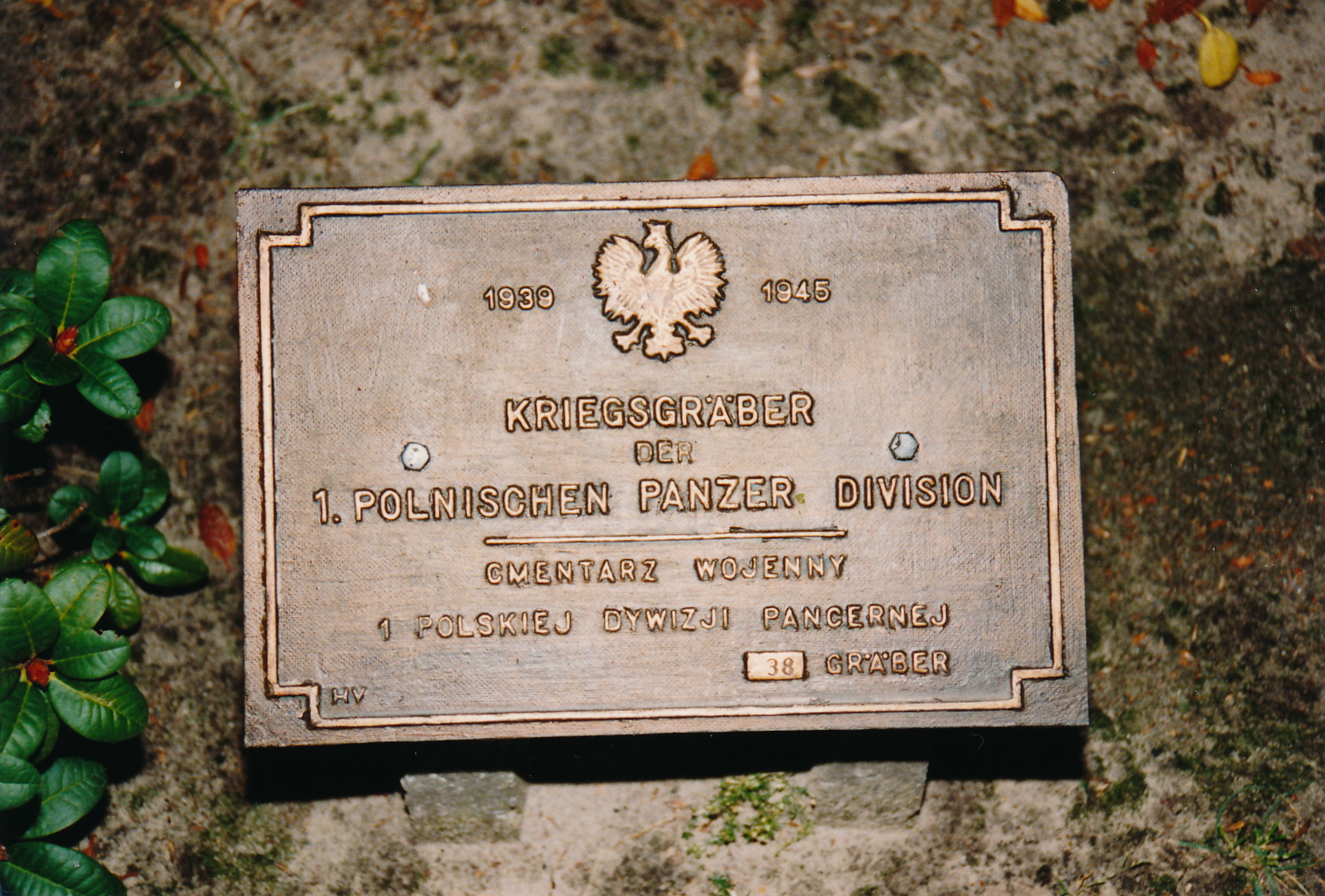 Gedenktafel auf dem Friedhof in Thuine