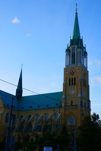 Kathedrale in Lodz (Łódź), geweiht dem heiligen Stanislaus-Kostka - 2017 