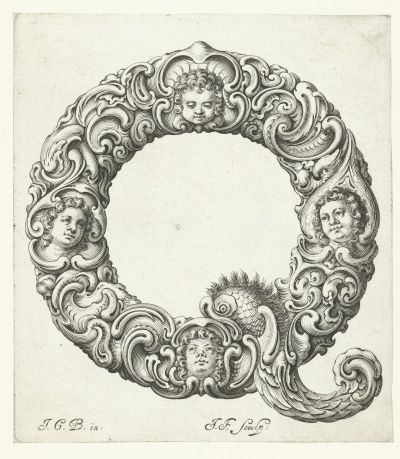 Abb. 87q: Buchstabe Q, um 1662 -  